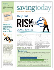 SmartMoney Custom Solutions: Saving Today, Fall 2008