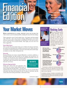 SmartMoney Custom Solutions: Financial Edition, Spring 2003
